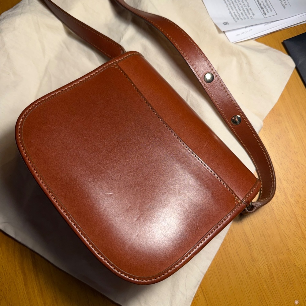 Sezane Roméo Bag Cuir Naturel Heritage - Size T-U - Picture 4 of 7